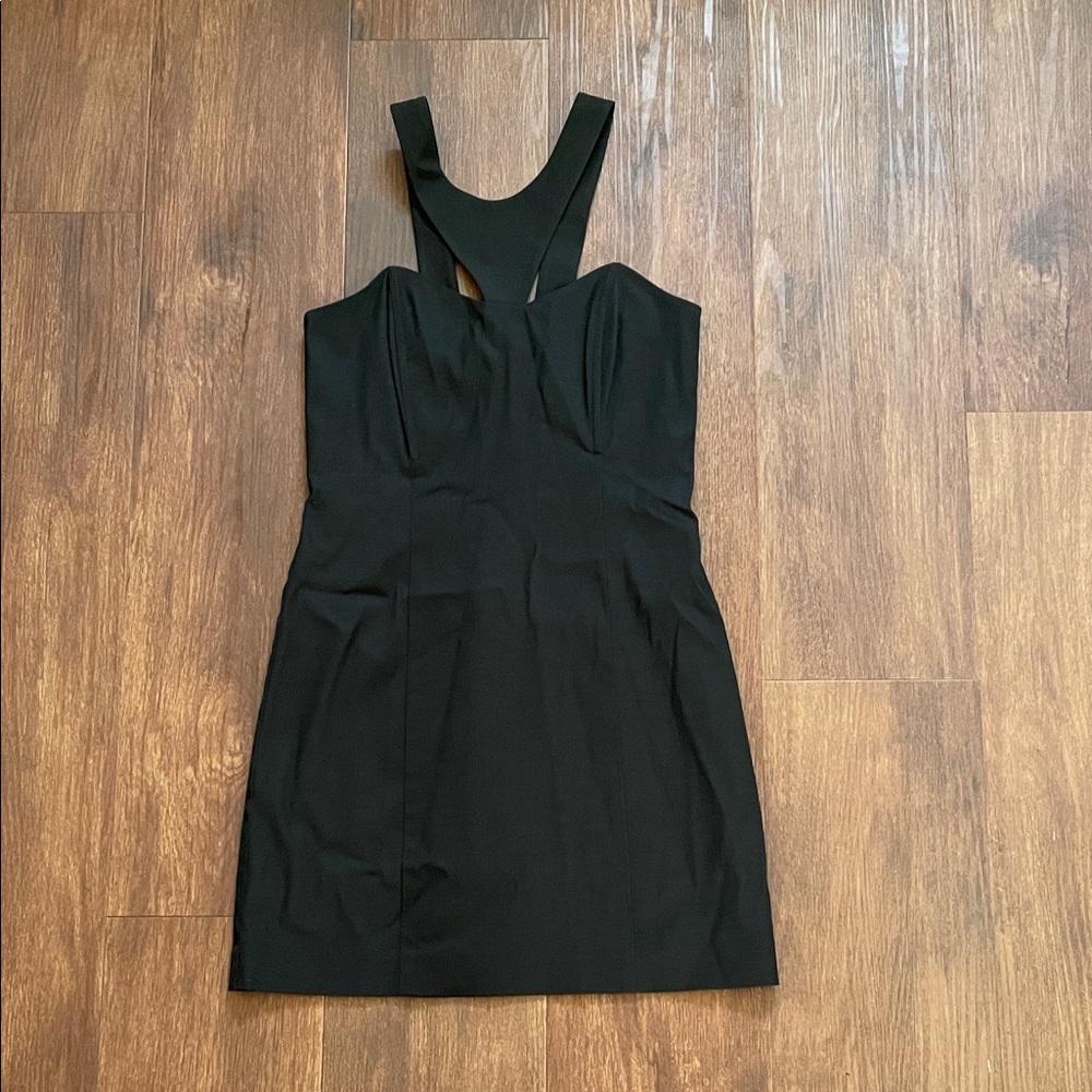 Mason Black Strappy Mini Dress